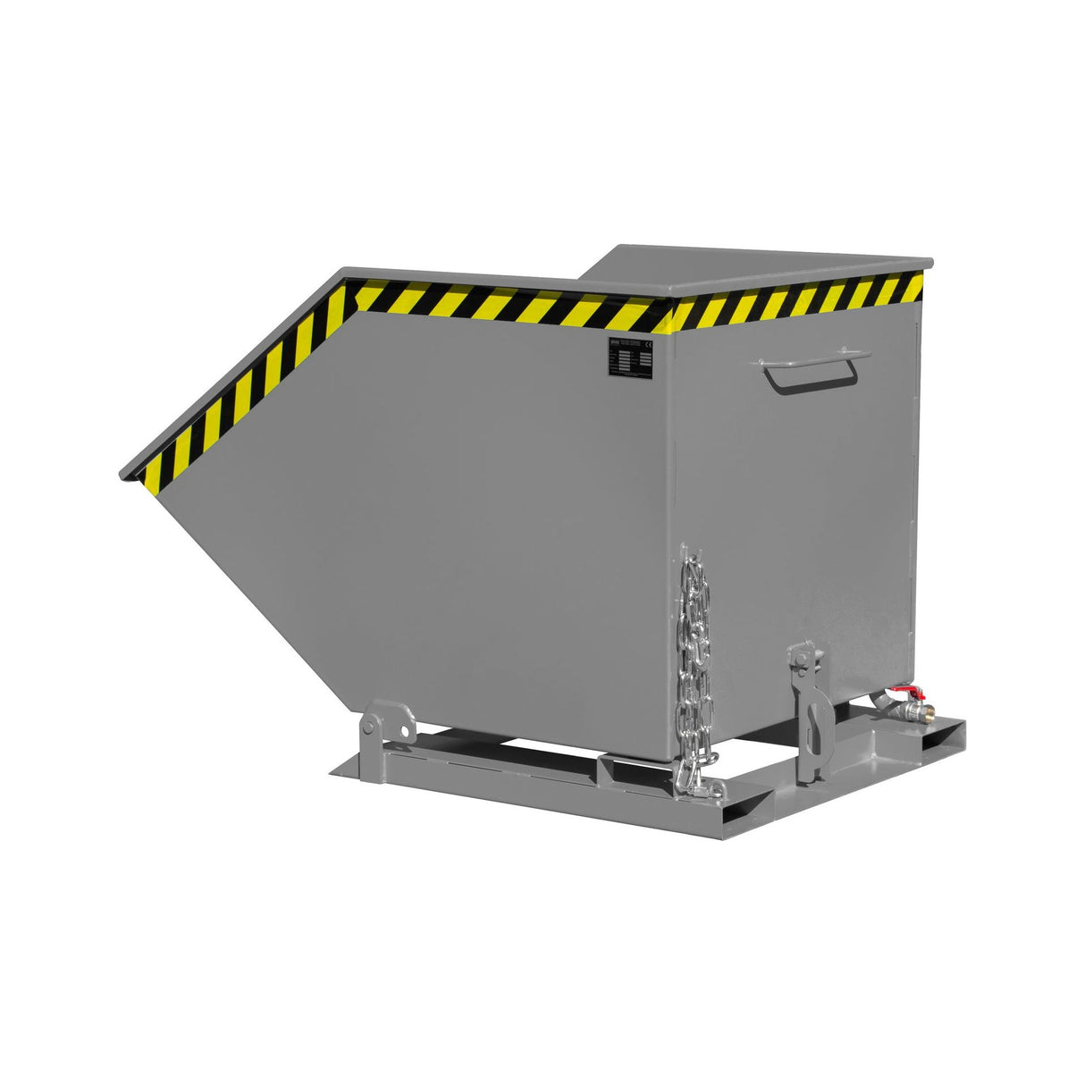 BAUER Südlohn Späne-Kippmulde Typ SKK 800 RAL 7005 Mausgrau - Art.-Nr. 4541-11-0000-5