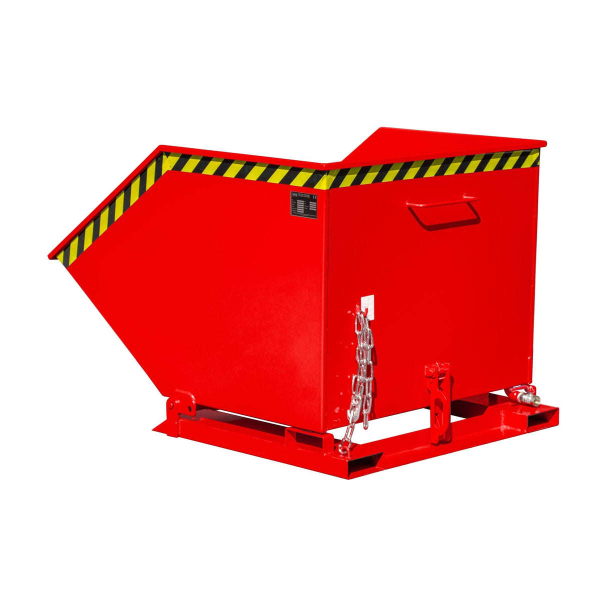 BAUER Südlohn Späne-Kippmulde Typ SKK 1000 RAL 3000 Feuerrot - Art.-Nr. 4541-12-0000-2