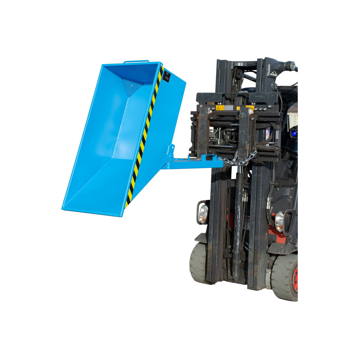 BAUER Südlohn Späne-Kippmulde Typ SKN 250 RAL 5012 Lichtblau - Art.-Nr. 4541-13-0000-3