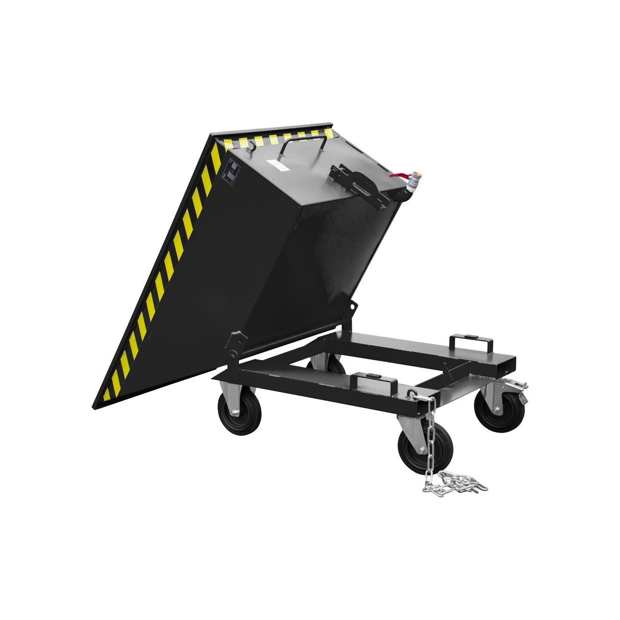 BAUER Südlohn Späne-Kippmulde Typ SKN 400 RAL 7021 Schwarzgrau - Art.-Nr. 4541-14-0000-16