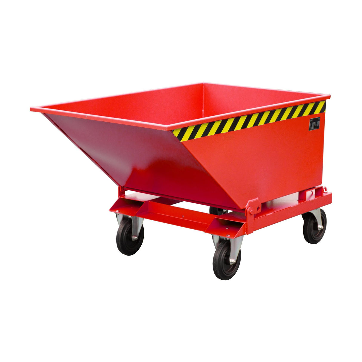 BAUER Südlohn Späne-Kippmulde Typ SKN 400 RAL 3000 Feuerrot - Art.-Nr. 4541-14-0000-2