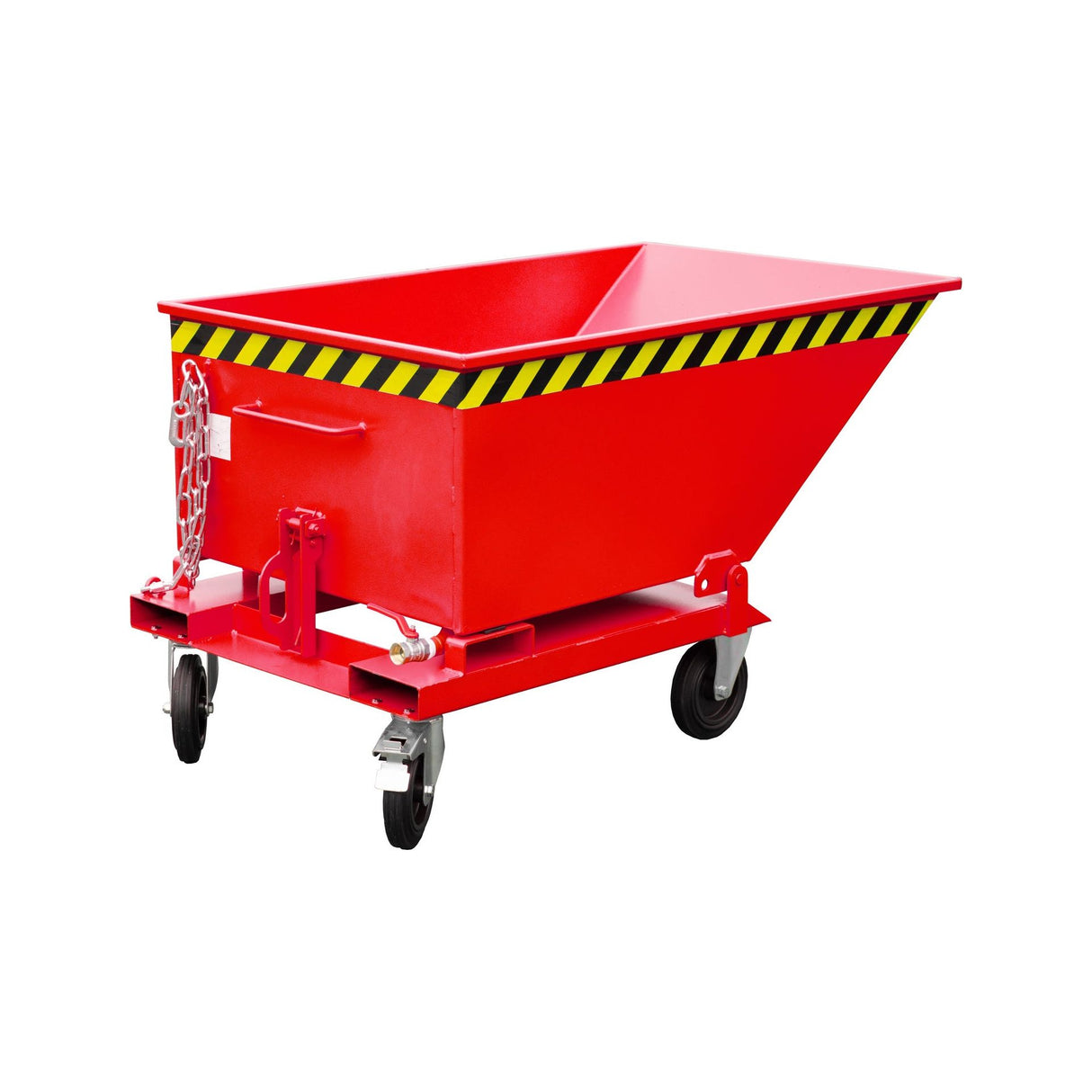 BAUER Südlohn Späne-Kippmulde Typ SKN 400 RAL 3000 Feuerrot - Art.-Nr. 4541-14-0000-2