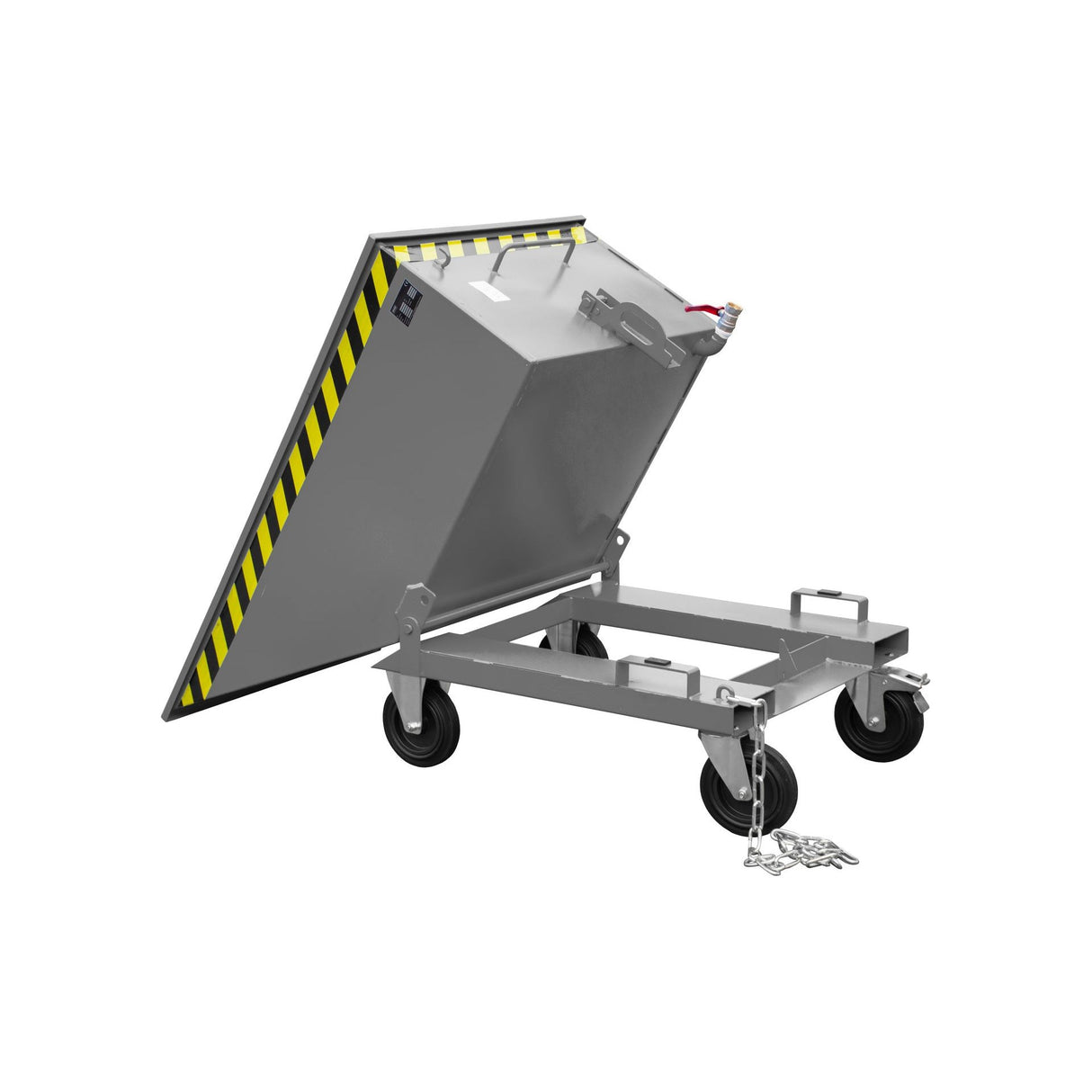 BAUER Südlohn Späne-Kippmulde Typ SKN 400 RAL 7005 Mausgrau - Art.-Nr. 4541-14-0000-5