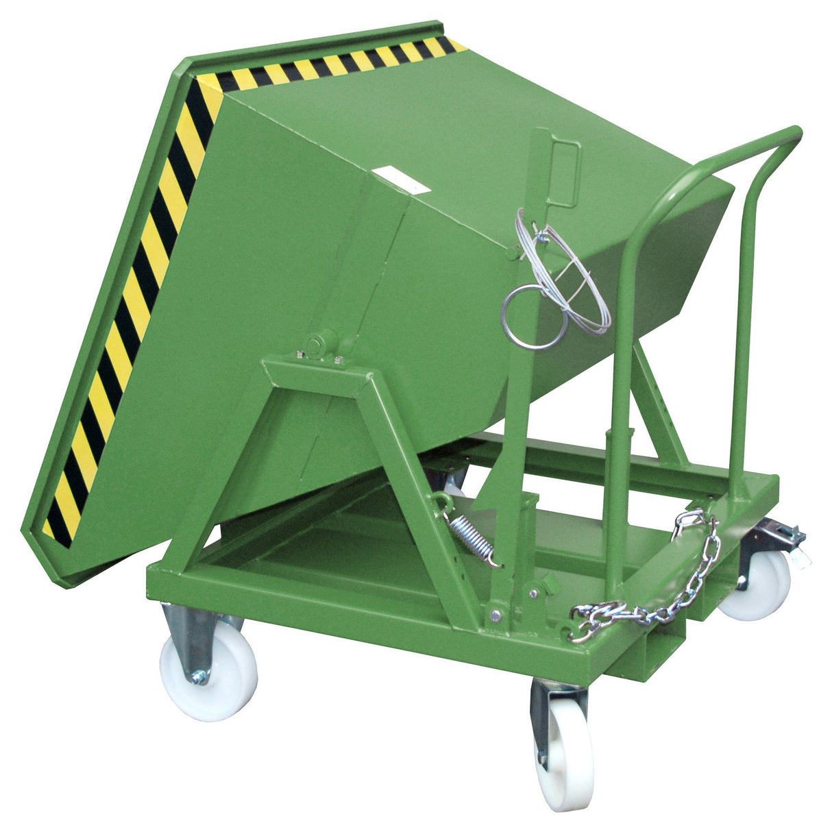 BAUER Südlohn Kippmulde Typ KS 400 RAL 6011 Resedagrün - Art.-Nr. 4541-15-0000-4