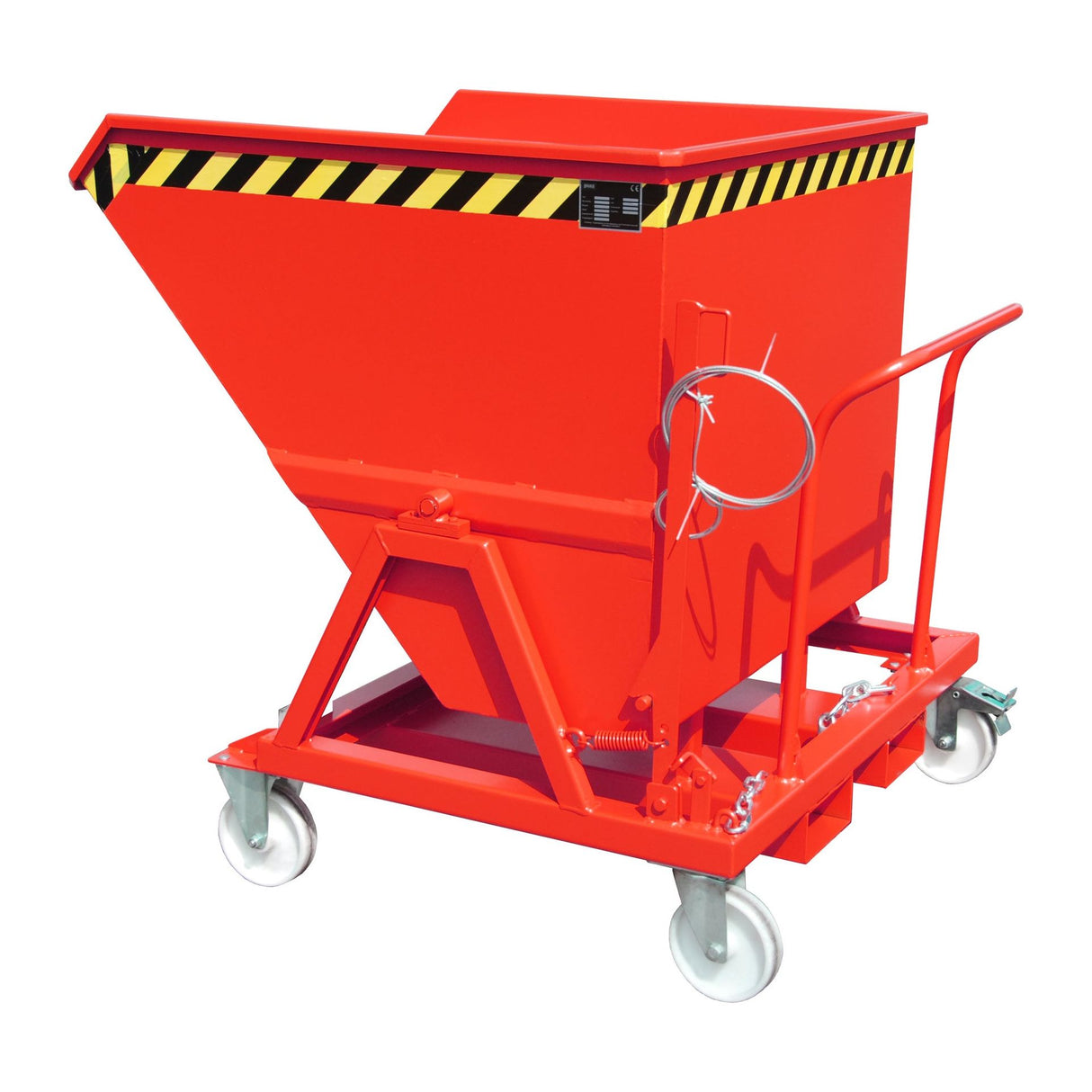 BAUER Südlohn Kippmulde Typ KS 700 RAL 3000 Feuerrot - Art.-Nr. 4541-17-0000-2