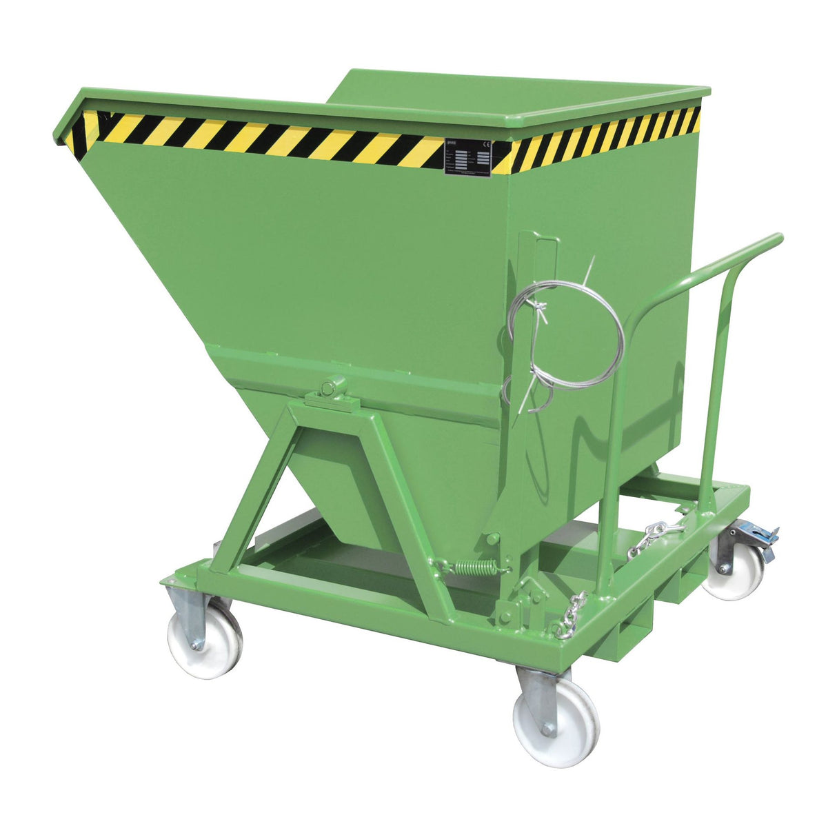 BAUER Südlohn Kippmulde Typ KS 700 RAL 6011 Resedagrün - Art.-Nr. 4541-17-0000-4