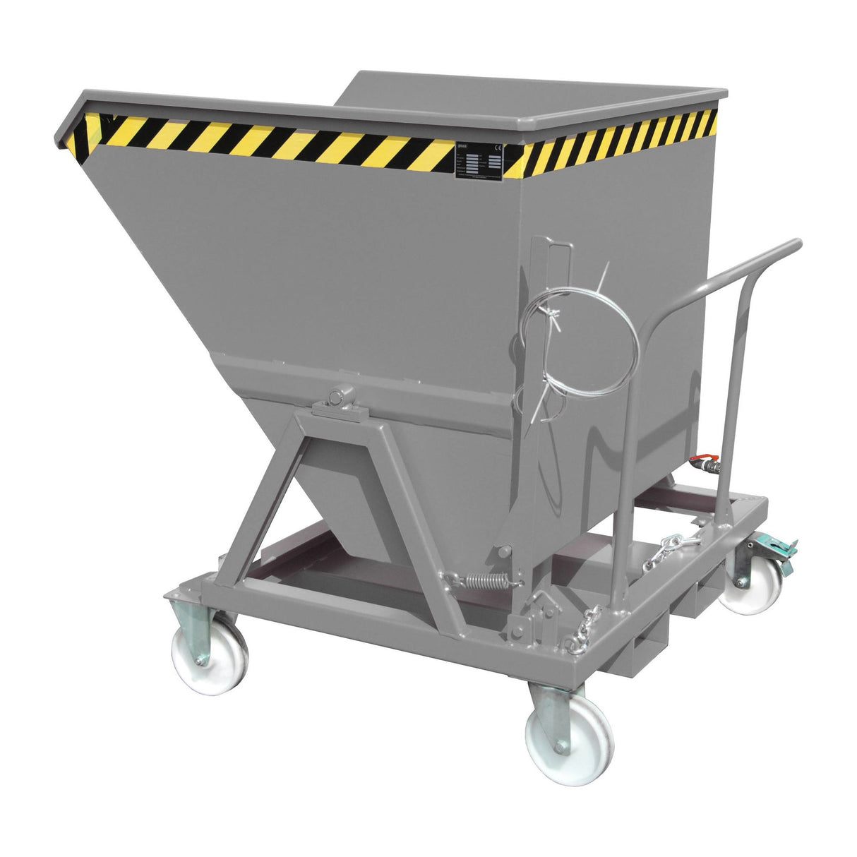 BAUER Südlohn Späne-Kippmulde Typ SKS 700 RAL 7005 Mausgrau - Art.-Nr. 4541-20-0000-5