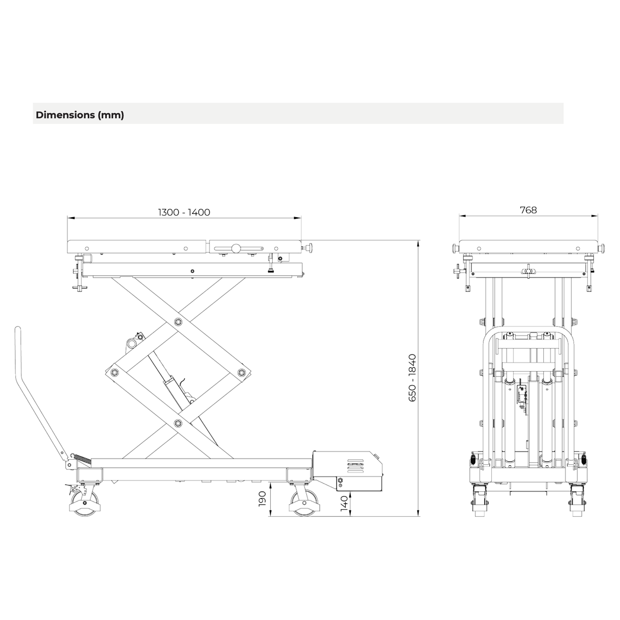 Falco Sollevatori 230V mobiler Scherenhubtisch E-Autobatterien, Elektro-Hubtisch Motor- & Getriebeaustausch 1200kg Hydraulischer Hubtisch E-Autos - LT1200EA