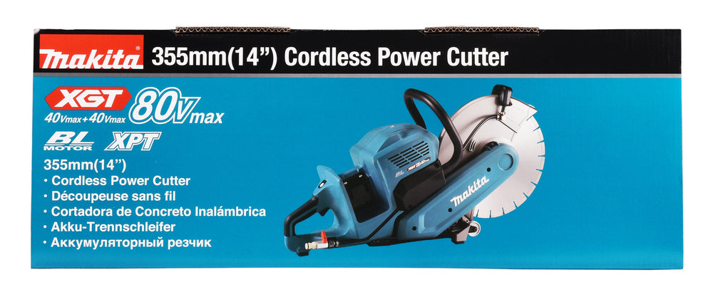 Makita Akku-Trennschleifer | für Nassschnitte mit integriertem Wasserschlauch & AFT - CE001GZ