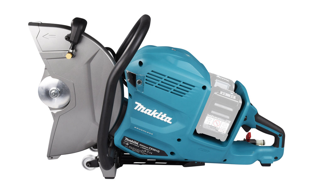 Makita Akku-Trennschleifer | für Nassschnitte mit integriertem Wasserschlauch & AFT - CE001GZ