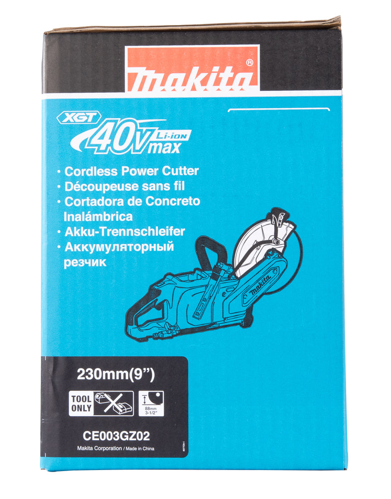 Makita Akku-Trennschleifer | 230 mm Scheibendurchmesser, nur 7,4 kg & 1.900 W Leistung - CE003GZ02