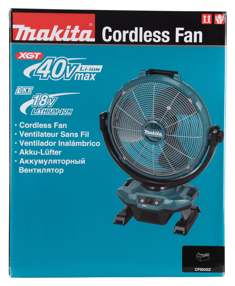 Makita Akku-Lüfter | stabil, schwenkbar & ideal für Baustellen - CF003GZ