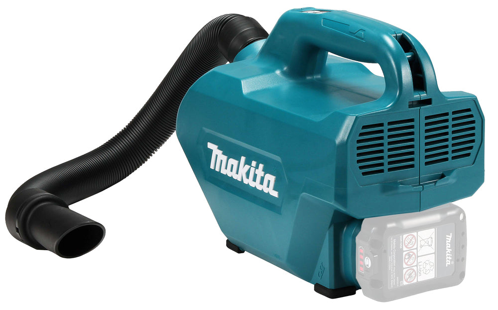 Makita Akku-Staubsauger | kompakt, mit ausziehbarem Schlauch & LED-Akkukapazitätsanzeige - CL121DZX