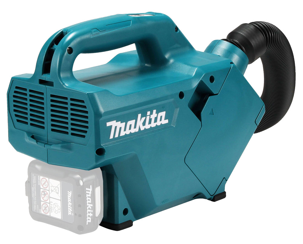 Makita Akku-Staubsauger | kompakt, mit ausziehbarem Schlauch & LED-Akkukapazitätsanzeige - CL121DZX