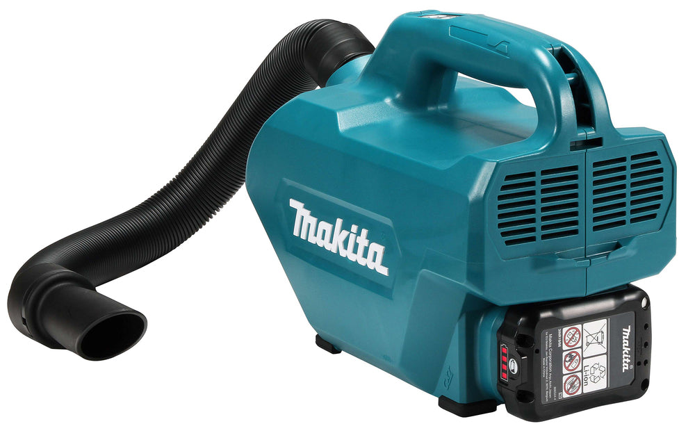 Makita Akku-Staubsauger | kompakt, mit verlängerbarem Schlauch & LED-Akkukapazitätsanzeige - CL121DSA