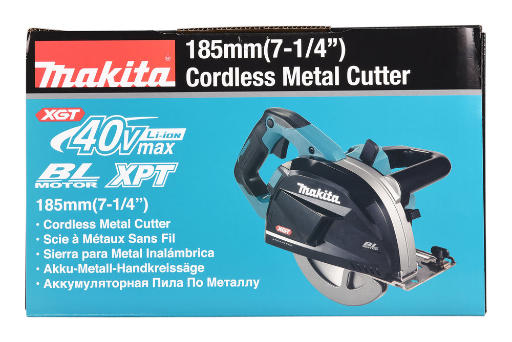 Makita Akku-Metallhandkreissäge – bürstenlos, mit Staubbox & Doppel-LED - CS002GZ