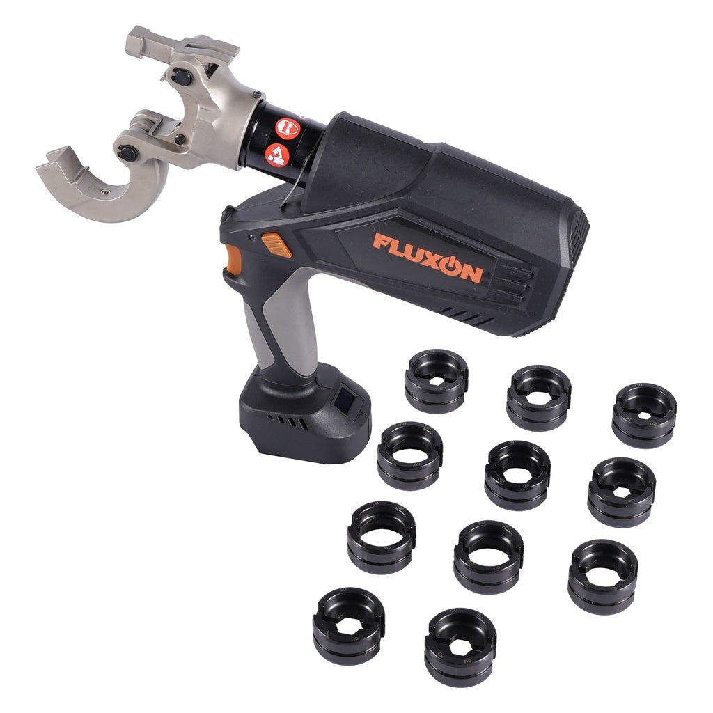Fluxon 18V Profi Akku Hydraulische Kabelquetschzange 18V inkl. 2x