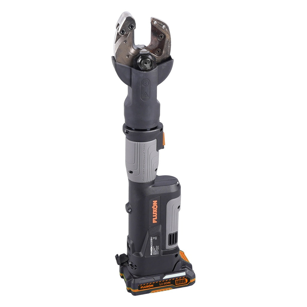 Fluxon 18V Profi Akku-hydraulischer 26mm 50kN Kabelschneider, Kabelschere 18V inkl. 2x 2,0Ah - ICC01BU2