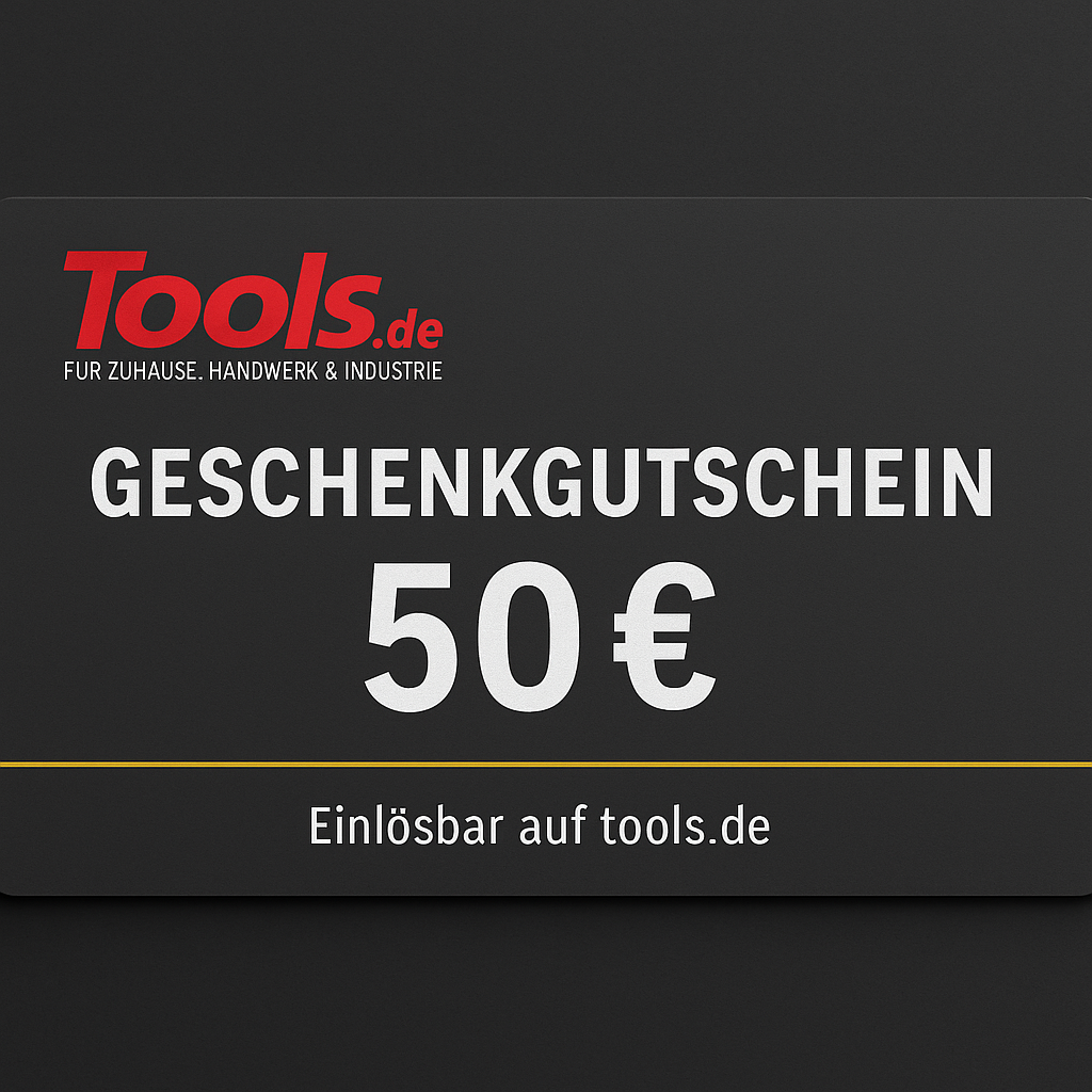 Tools.de Geschenkgutschein – digital & sofort per E-Mail