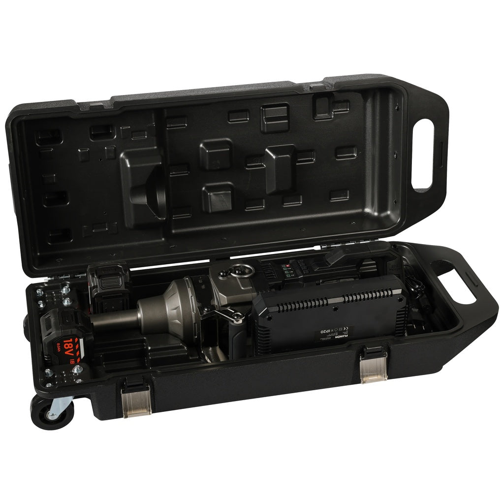 Fluxon Akku Schlagschrauber 1" 4000 Nm Set 2×8 Ah + Doppellader – IWC10N30B1