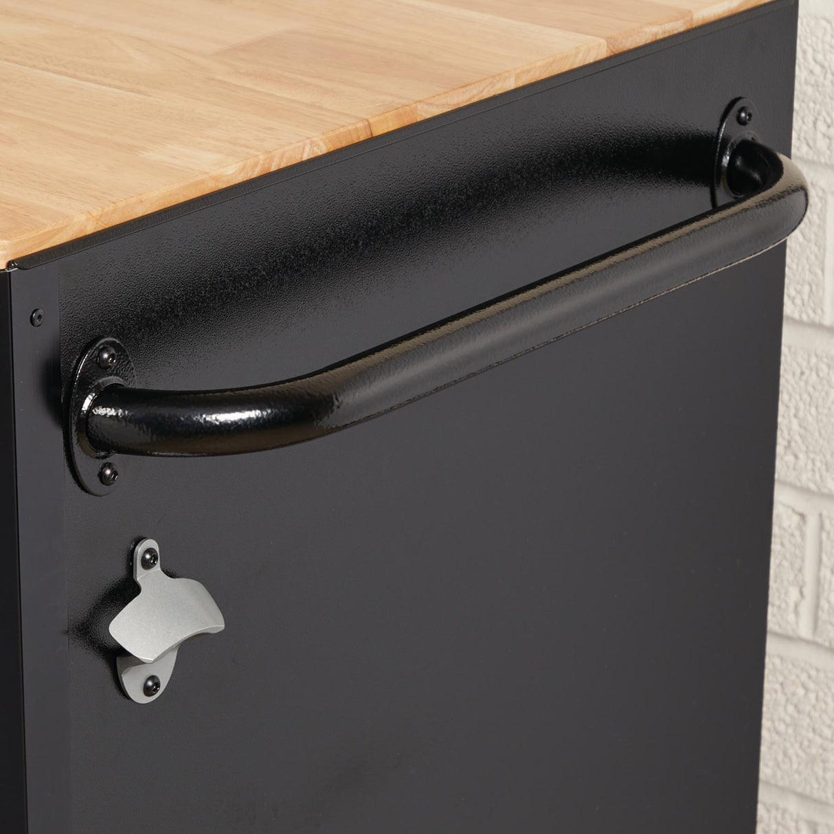 BUNKER Profi Werkbank mit Schubladen 72 Zoll (183 cm) in Grau - Werkbank mit Rollen - 15 Schubladen - D08241