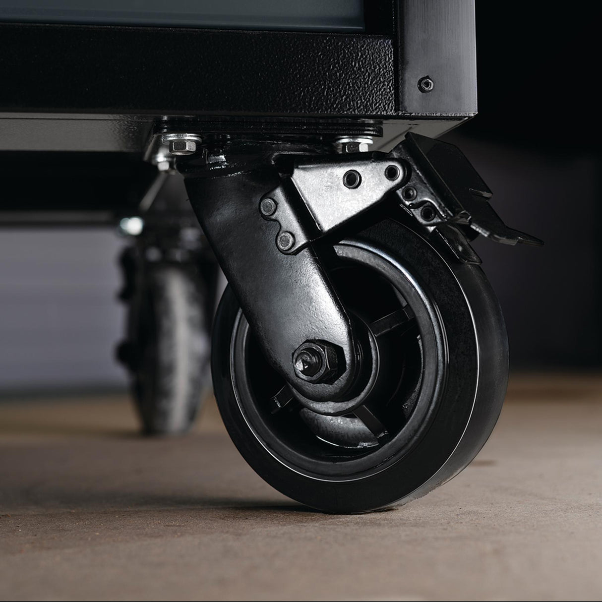 BUNKER Profi Werkbank mit Schubladen 72 Zoll (183 cm) in Grau - Werkbank mit Rollen - 15 Schubladen - D08241