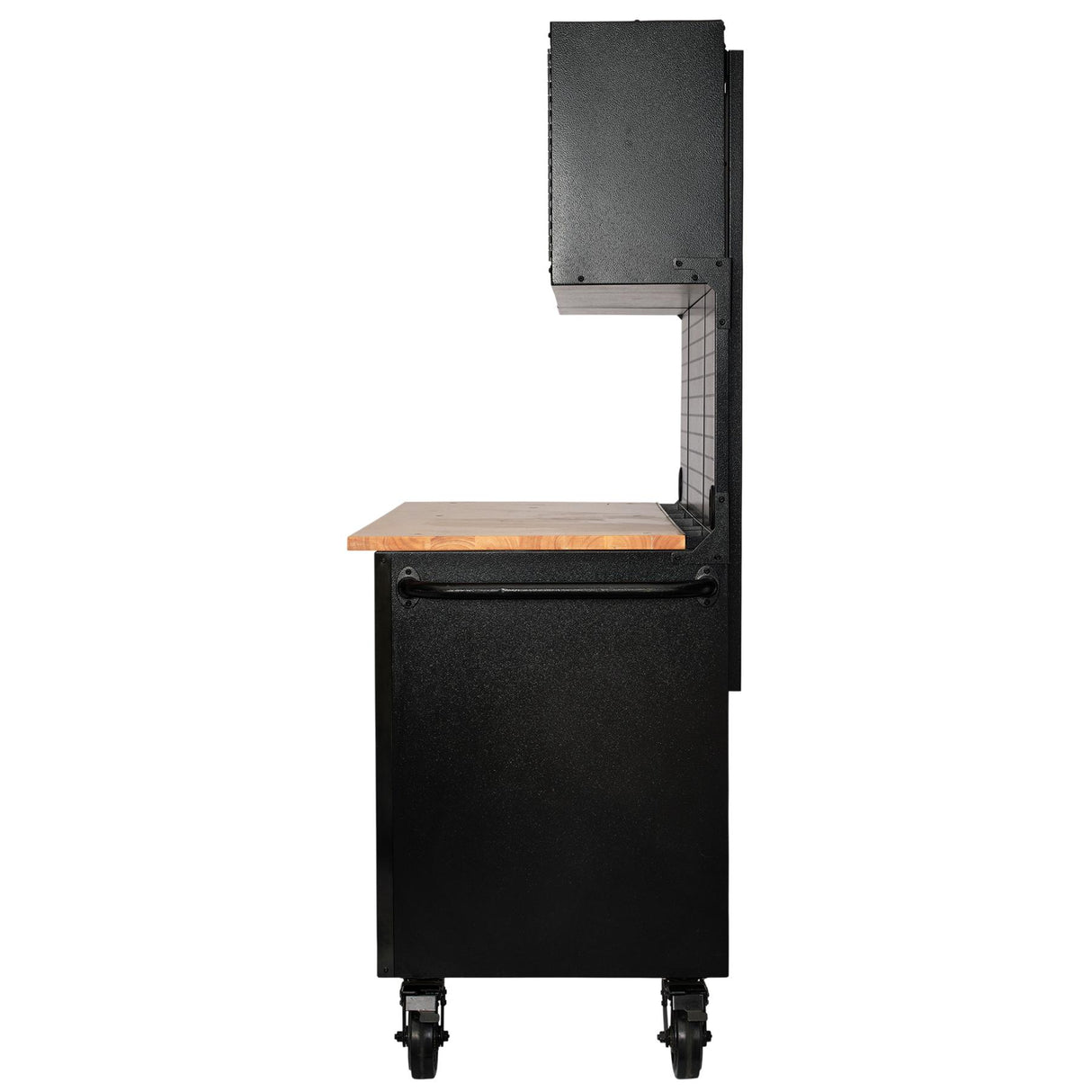 BUNKER Profi Werkbank mit Rückwand und Oberschränke 56 Zoll (142 cm) Werkbank mit Lochwand - D08242