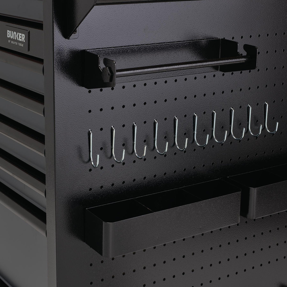 BUNKER Profi Werkbank mit Rollen 48 Zoll (122 cm) Grau - Multifunktionaler Werkbank mit Schubladen - D08251