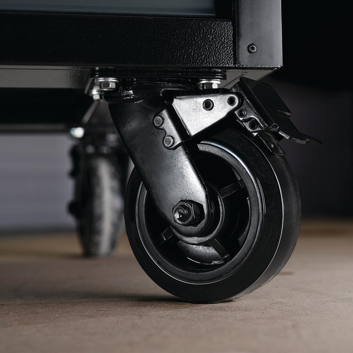 BUNKER Profi Werkbank mit Rollen 48 Zoll (122 cm) Grau - Multifunktionaler Werkbank mit Schubladen - D08251