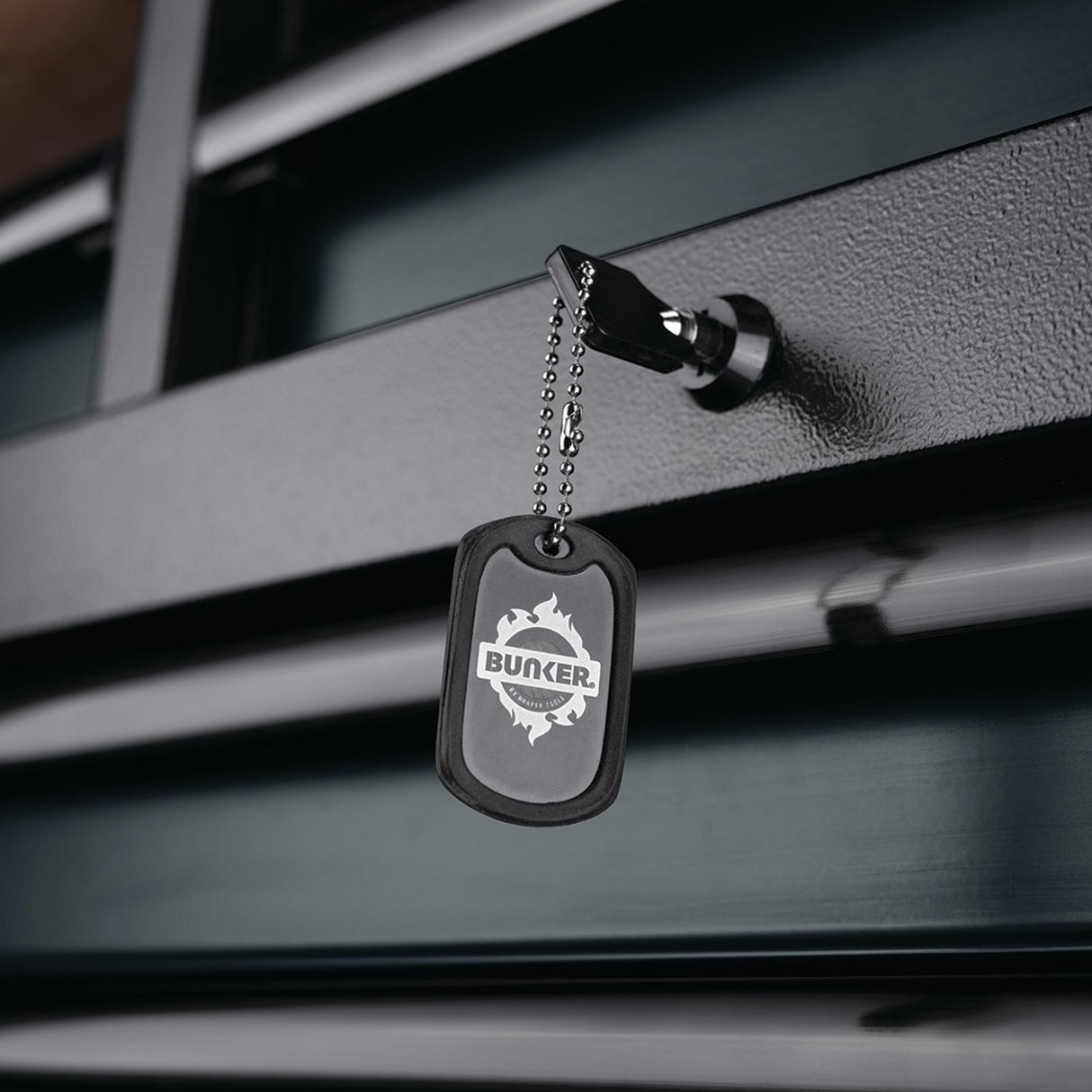 BUNKER Profi Werkbank mit Rollen 48 Zoll (122 cm) Grau - Multifunktionaler Werkbank mit Schubladen - D08251