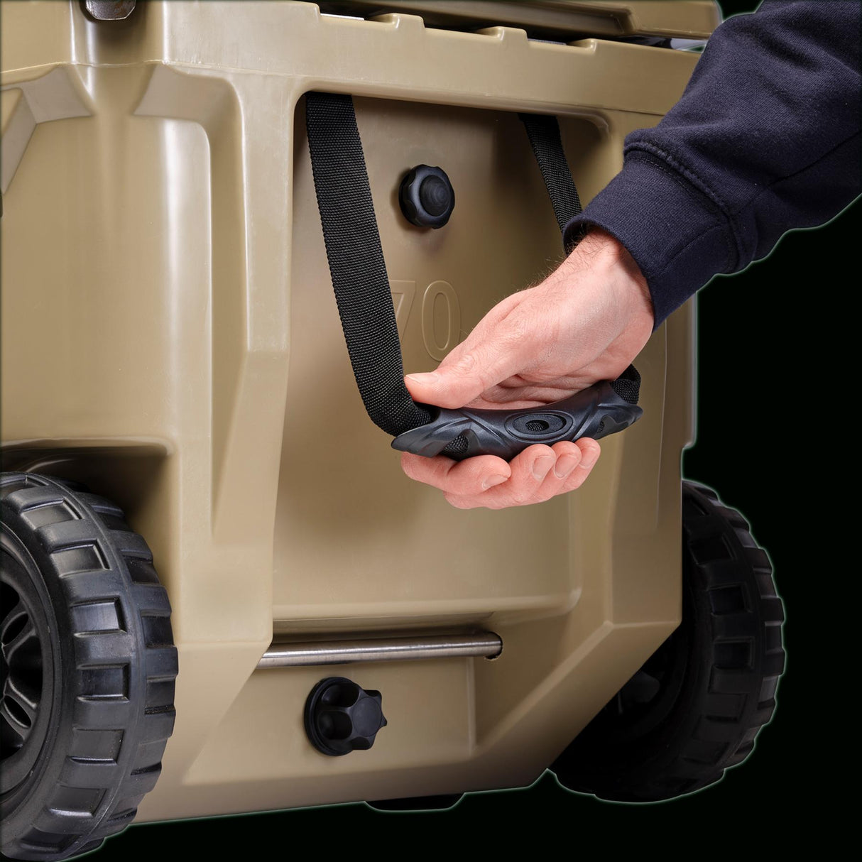 BUNKER Kühlbox 66L, Leistungsstarke Kühlung für Outdoor-Abenteuer - D08535