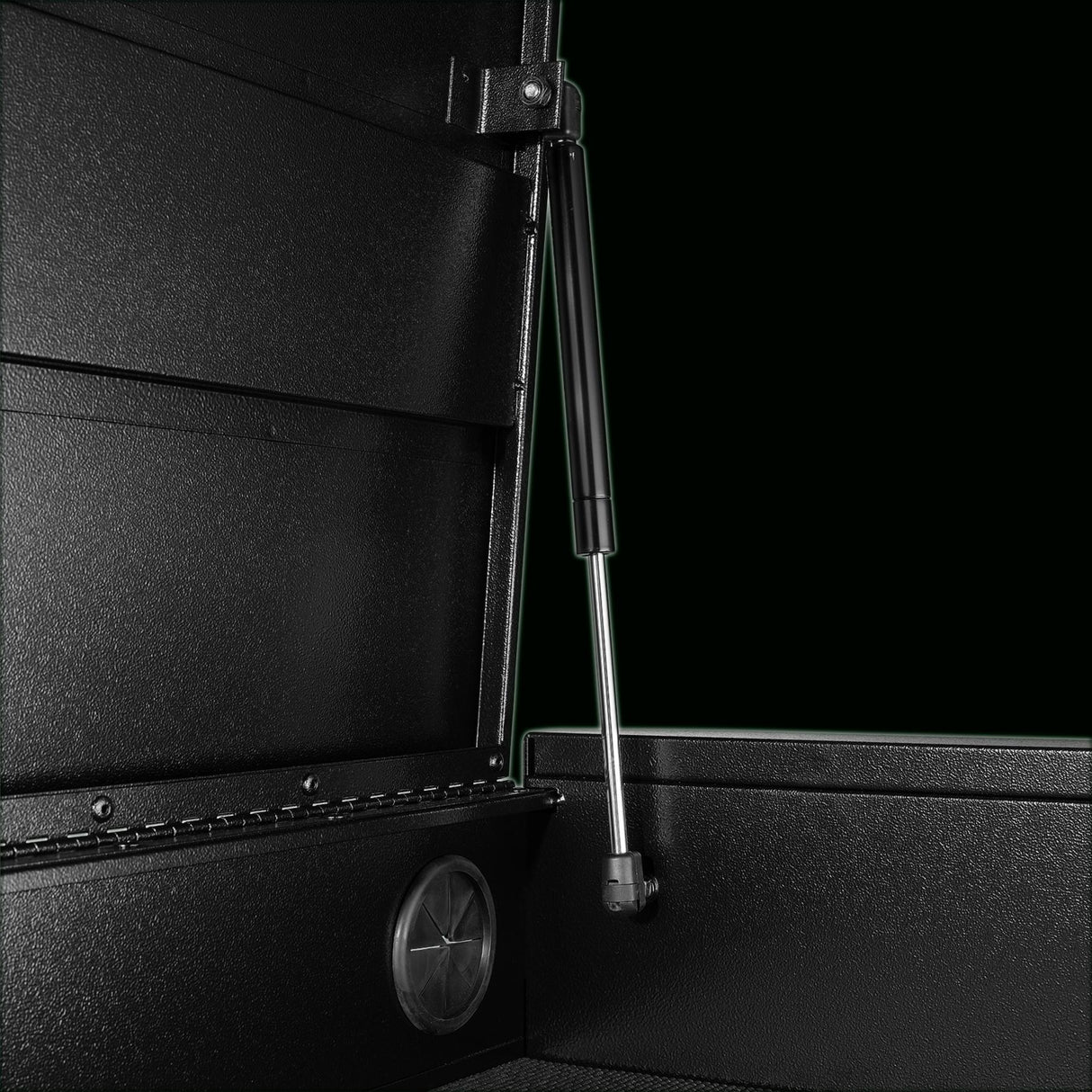 BUNKER Werkzeugwagen mit Topcase, 25 Soft-Close-Schubladen, 183cm, schwarz D24253