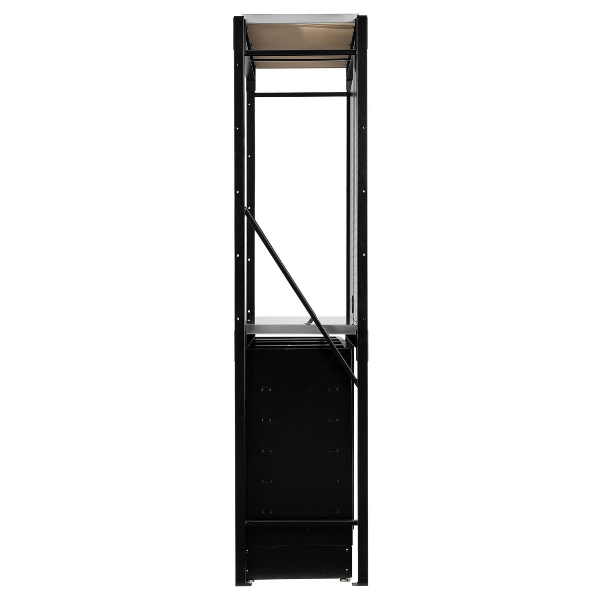 BUNKER Modular Regalsystem Combo Werkstatteinrichtung Regal Werkbank mit Edelstahl-Arbeitsplatte - 15-teilig - D27972