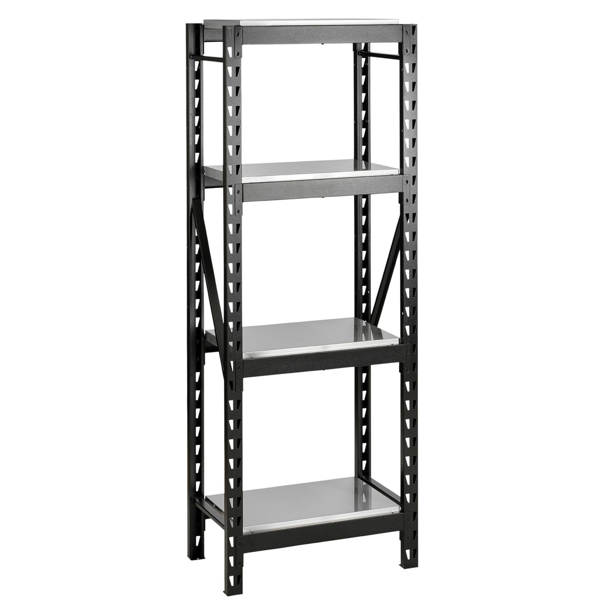 BUNKER 750mm Edelstahl-Regalböden Modular Regalsystem Combo Werkstatteinrichtung Schwerlast Regal - 21-teilig - D27987