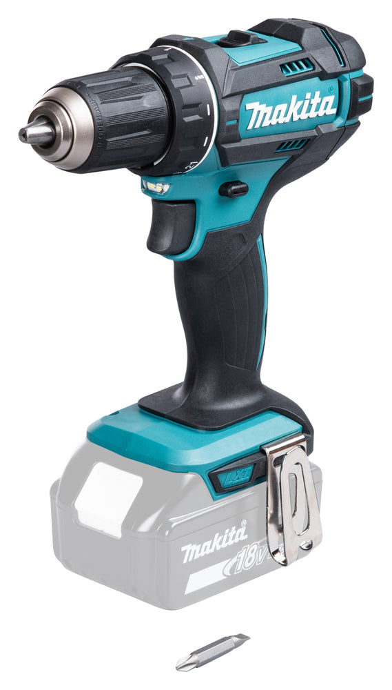 Makita Akku-Bohrschrauber 18V | 21 Drehmomentstufen, Vollmetall-Getriebe & XPT - DDF482Z