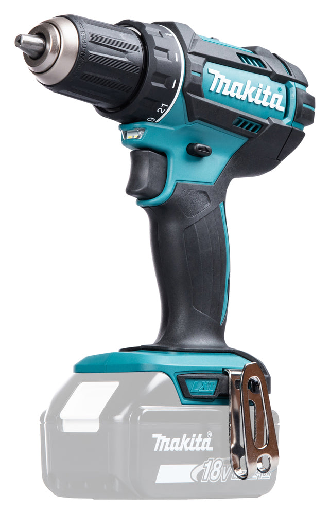 Makita Akku-Bohrschrauber 18V | 21 Drehmomentstufen, Vollmetall-Getriebe & XPT - DDF482Z