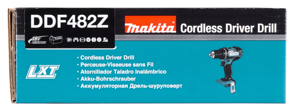 Makita Akku-Bohrschrauber 18V | 21 Drehmomentstufen, Vollmetall-Getriebe & XPT - DDF482Z