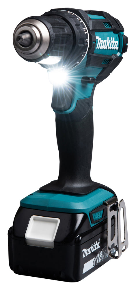 Makita Akku-Bohrschrauber 18V | 21 Drehmomentstufen, Vollmetall-Getriebe & XPT-Schutz - DDF482RFJ