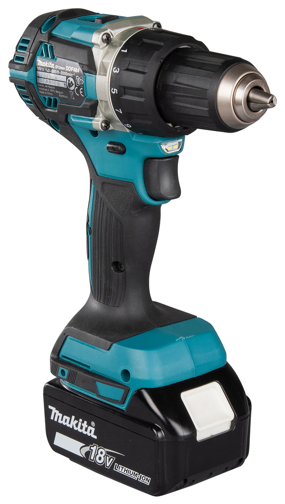 Makita Akku-Bohrschrauber 18V | kompakt 172 mm, Brushless & 21 Drehmomentstufen - DDF484RTE