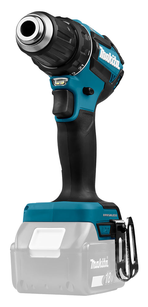 Makita Akku-Bohrschrauber 18V | Brushless, 21 Drehmomentstufen & Vollmetall-Getriebe - DDF485Z
