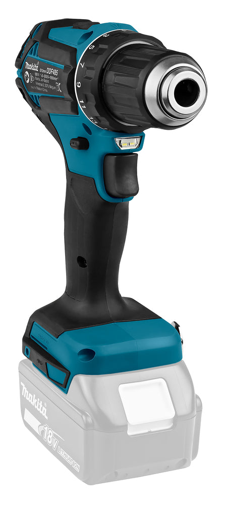 Makita Akku-Bohrschrauber 18V | Brushless, 21 Drehmomentstufen & Vollmetall-Getriebe - DDF485Z