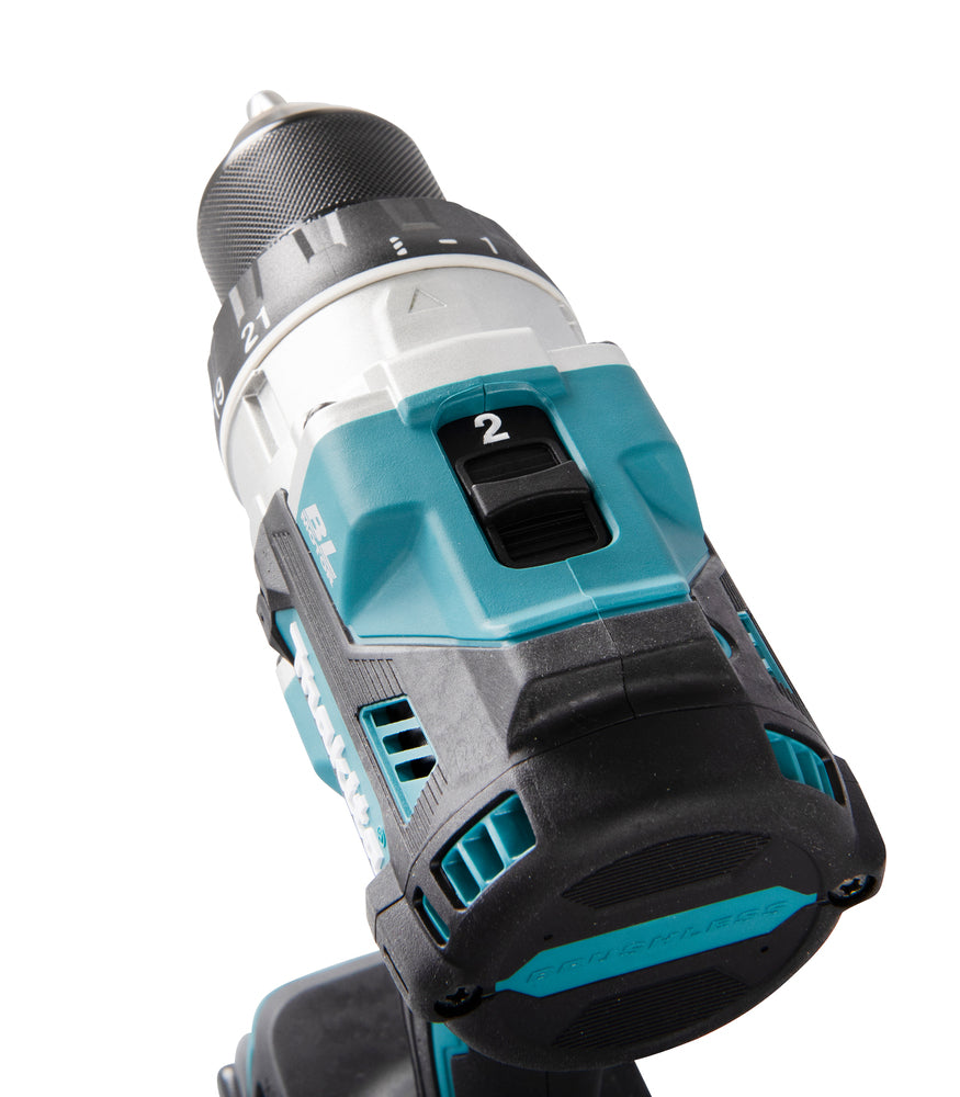 Makita Akku-Bohrschrauber 18V | Brushless, Vollmetall-Getriebe & Doppel-LED - DDF486RTJ