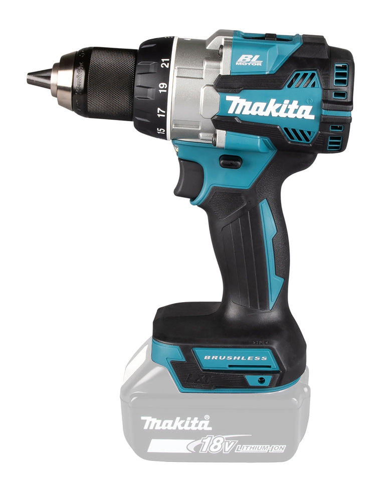 Makita Akku-Bohrschrauber 18V | Brushless, 110 Nm Drehmoment & Doppel-LED - DDF489Z