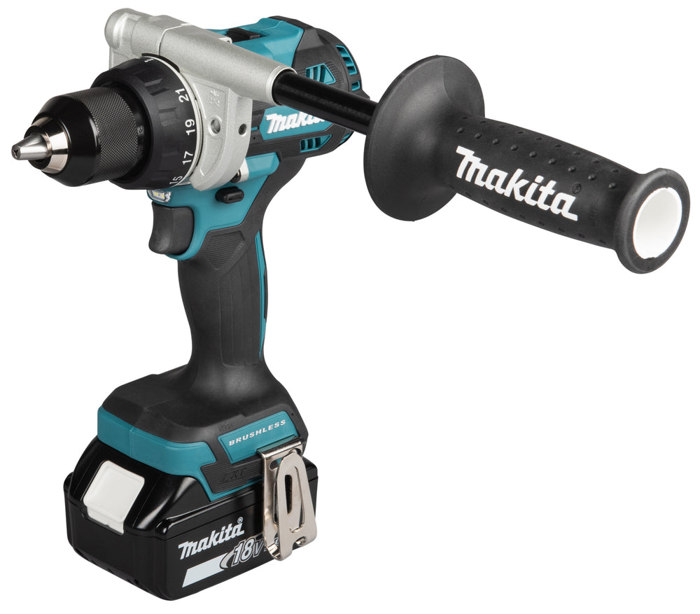 Makita Akku-Bohrschrauber 18V | Brushless, Vollmetall-Getriebe & Doppel-LED - DDF492RG3J
