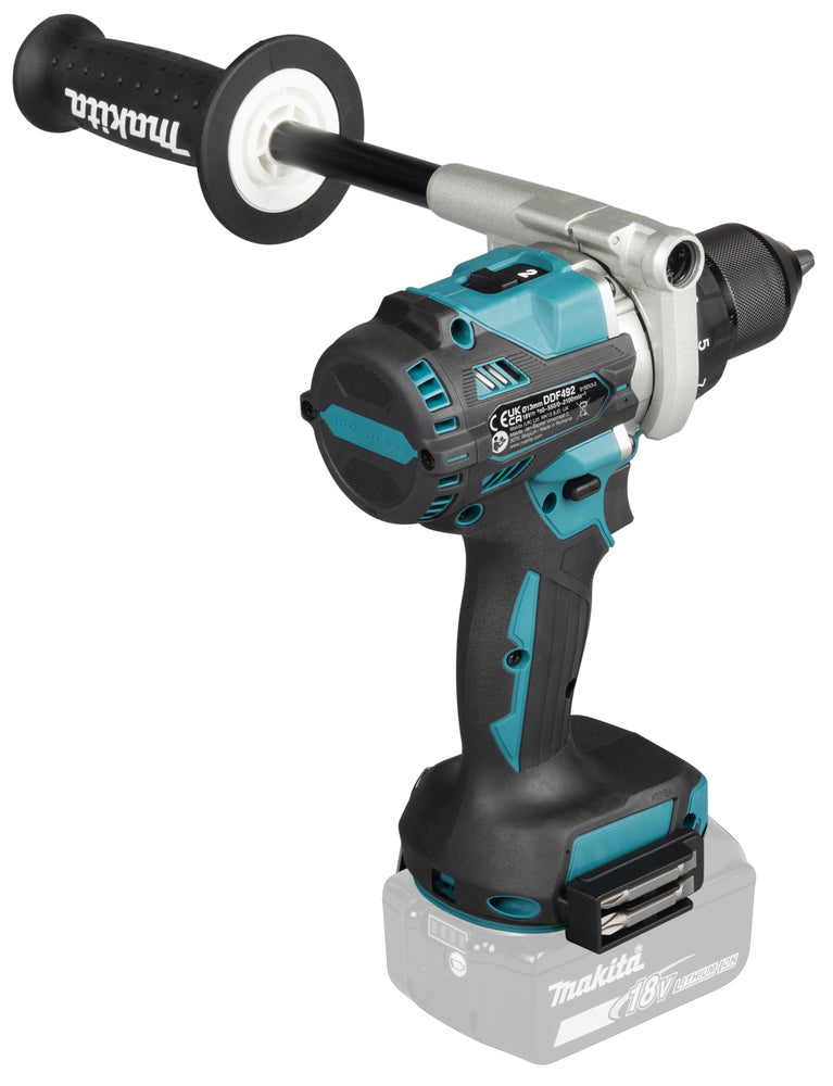 Makita Akku-Bohrschrauber 18V | Brushless, Vollmetall-Getriebe & Doppel-LED - DDF492Z