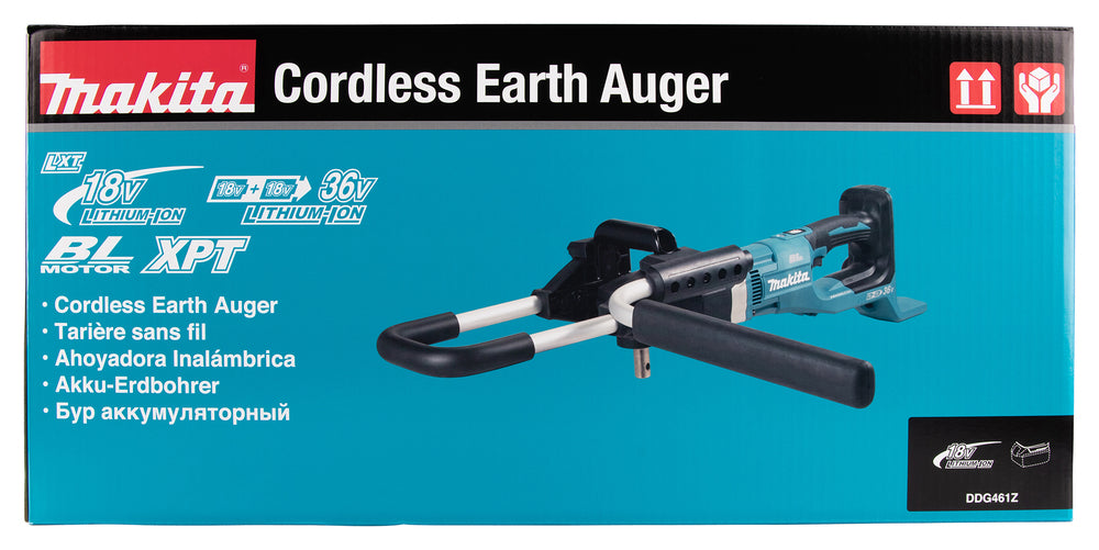 Makita Akku-Erdbohrer DDG460 | Ø150–200 mm, bis 155 Löcher & XPT-Schutz - DDG461Z