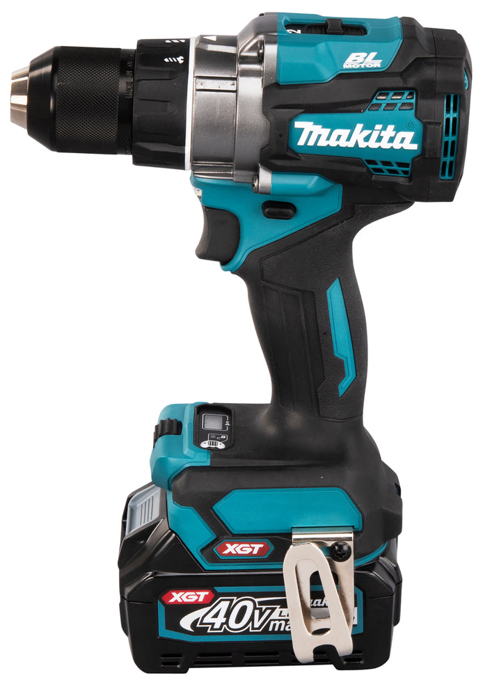 Makita Akku-Bohrschrauber 40V max | inkl. 2x 2,5 Ah Akkus, Schnellladegerät & MAKPAC Gr. 3 - DF001GD201
