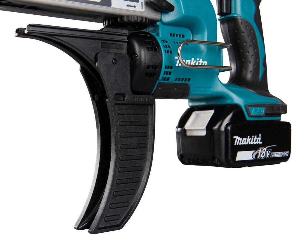 Makita Akku-Magazinschrauber 18V | für gegurtete Schrauben 25–55 mm, staubgeschützt & kompakt - DFR550RTJ