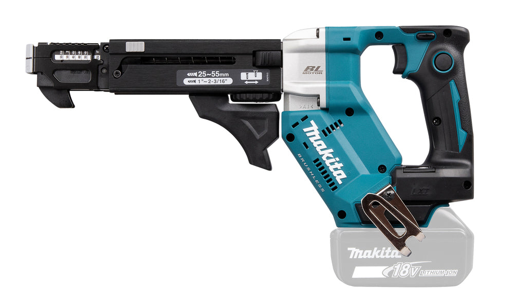 Makita Akku-Magazinschrauber 18V | Brushless mit Push-Drive & XPT für Schrauben 25–55 mm - DFR551Z