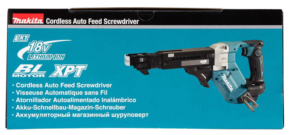 Makita Akku-Magazinschrauber 18V | Brushless mit Push-Drive & XPT für Schrauben 25–55 mm - DFR551Z